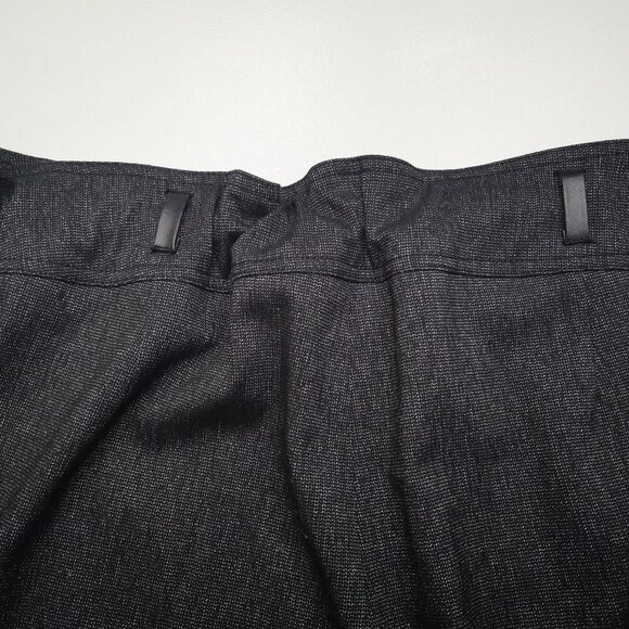 Betty Rubin Ladies Black w/ Tiny Silver Fleck Straight Leg Dress Pants - Picture 6 of 9